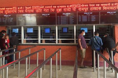 कम्युटर प्रणालीमा नयाँ बसपार्कको ‘टिकट काउण्टर’